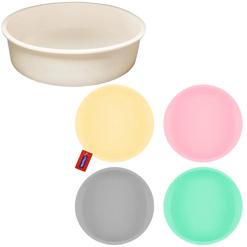 FORMA DE SILICONE REDONDA PARA BOLO/TORTA 6X24CM DE Ø