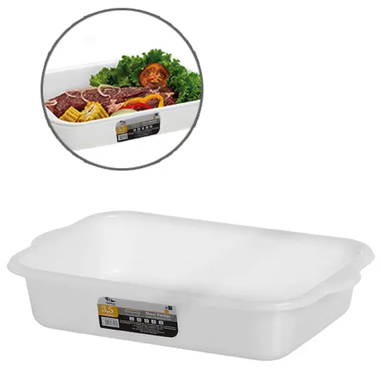 BANDEJA CAIXA DE PLASTICO LEITOSA MAXXI 3,5L 35X24X7CM