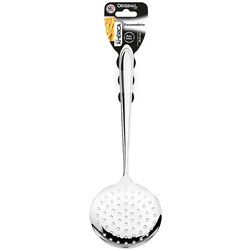 ESCUMADEIRA DE INOX AMERICA 26,8X9,1CM