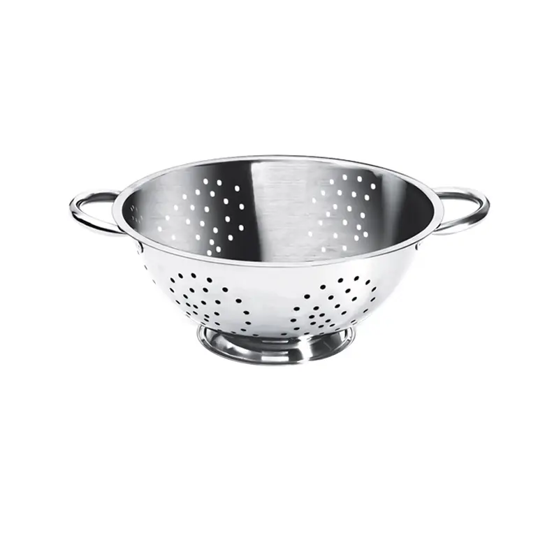 ESCORREDOR INOX DE MASSAS COM PE 6,5X22X16CM DE Ø