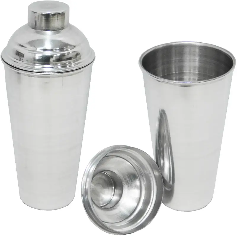 COQUETELEIRA SHAKEIRA DE ALUMINIO POLIDO 750ML