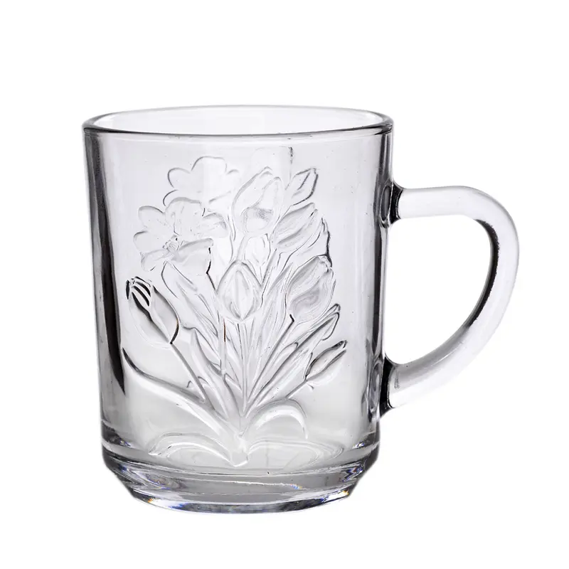 CANECA XICARA DE VIDRO PARA CAFE / CAPPUCCINO ESSENSE 235ML