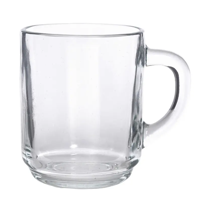 CANECA XICARA DE VIDRO PARA CAFE / CAPPUCCINO RUBI 225ML