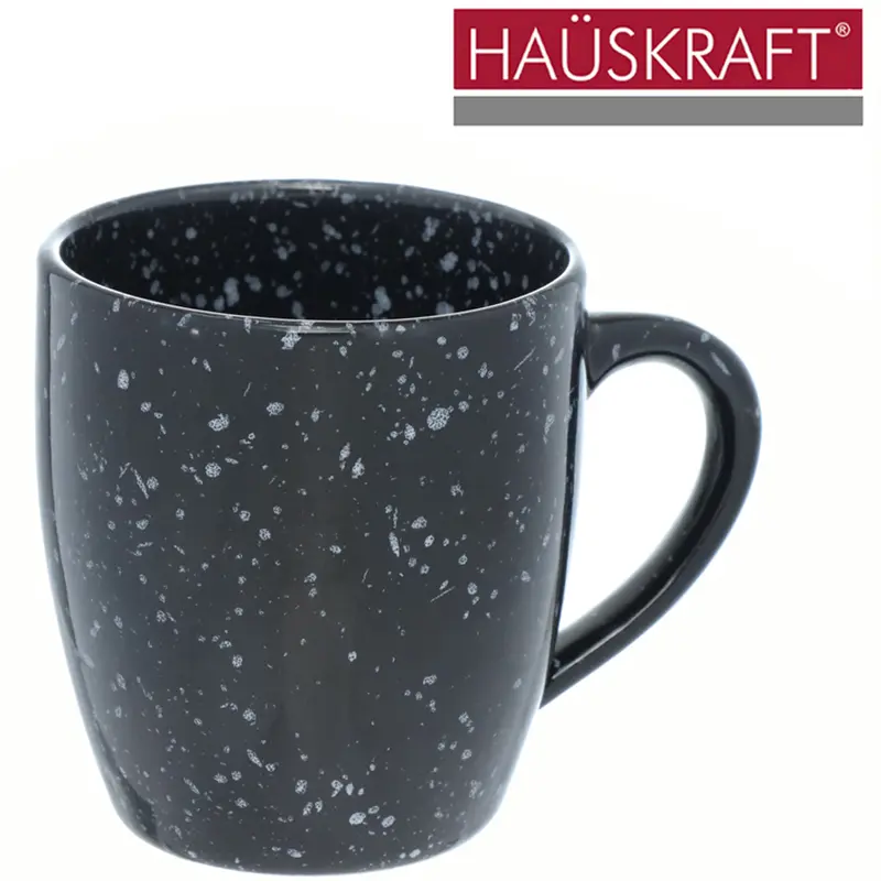CANECA DE PORCELANA PRETA SENNA HAUSKRAFT 250ML