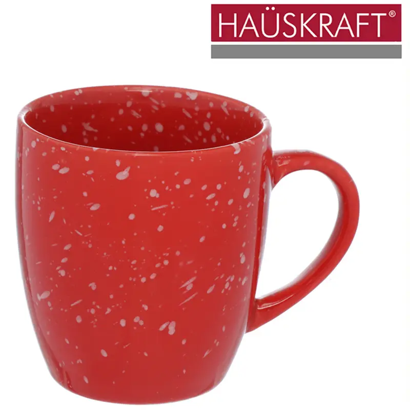 CANECA DE PORCELANA VERMELHA SENNA HAUSKRAFT 250ML