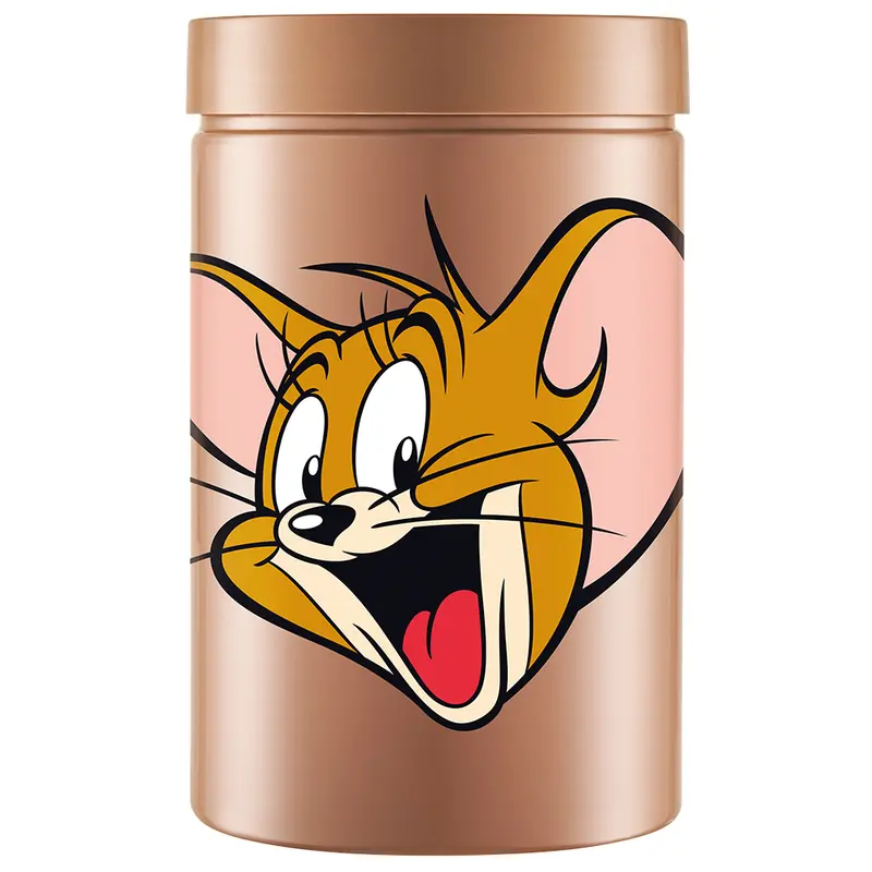 ORGANIZADOR DE PLASTICO REDONDO MARROM JERRY WARNER COM TAMPA DE ROSCA 1500ML
