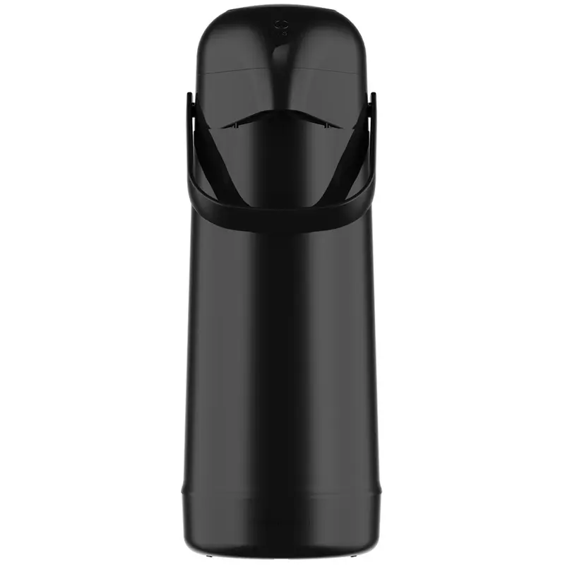 GARRAFA TERMICA COM AMPOLA DE VIDRO MAGIC PUMP PRETA 1L