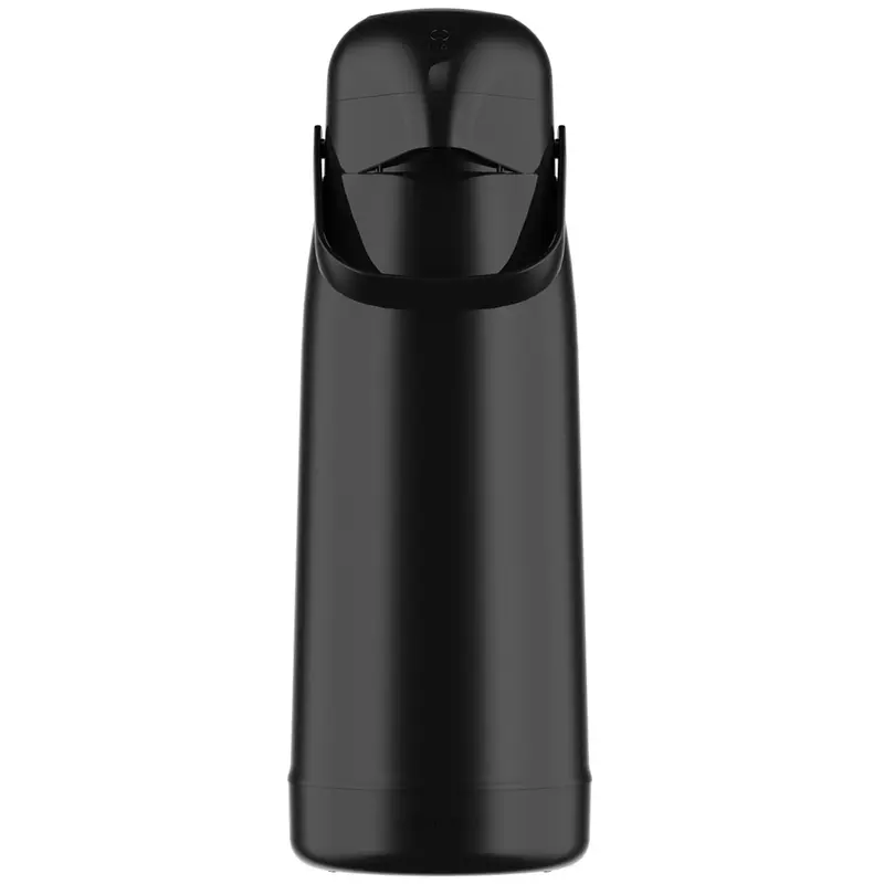 GARRAFA TERMICA COM AMPOLA DE VIDRO MAGIC PUMP PRETA 1,8L