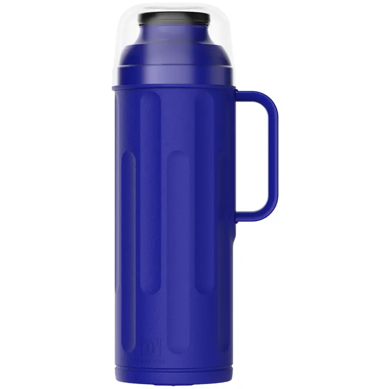 GARRAFA TERMICA COM AMPOLA DE VIDRO PERSONAL AZUL 1L
