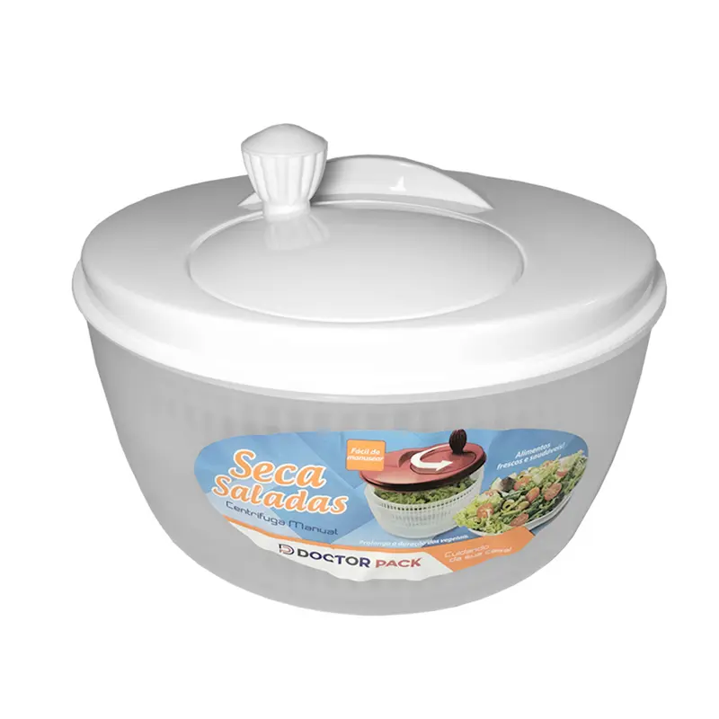 SECA SALADA DE PLASTICO DOCTOR PACK BRANCO 4L