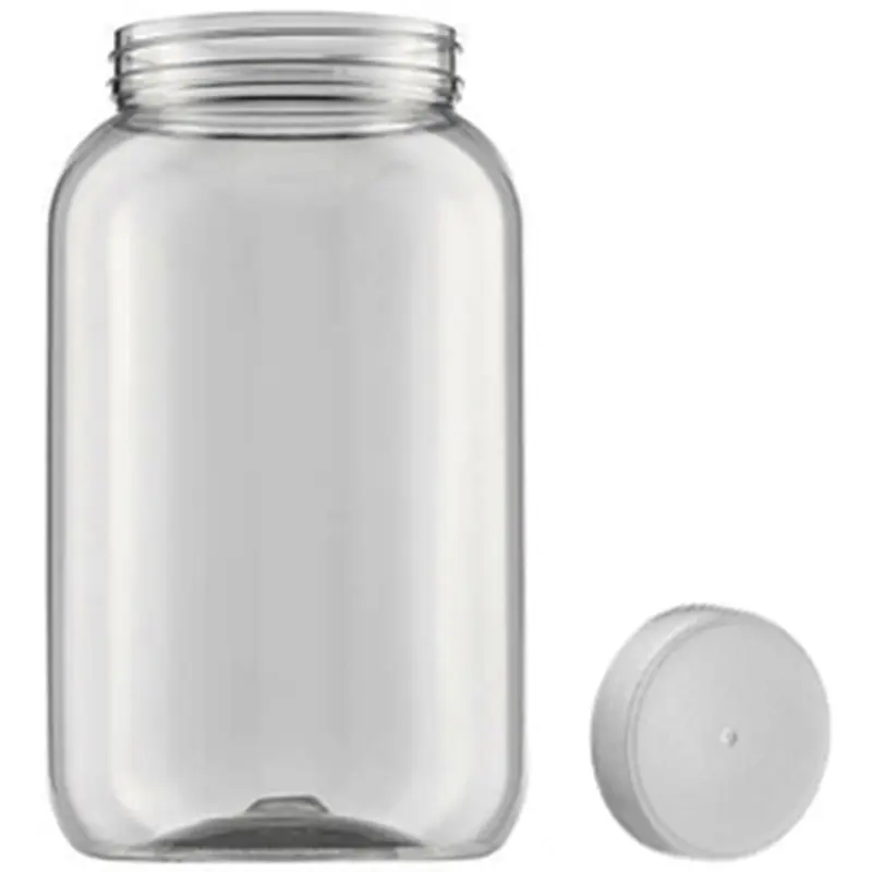POTE DE PLASTICO REDONDO COM TAMPA DE ROSCA 3600ML