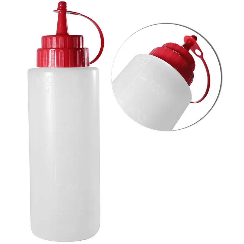BISNAGA DE PLASTICO PROFISSIONAL LISA PARA KETCHUP 600ML