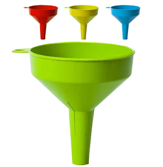 FUNIL DE PLASTICO GRANDE INDIVIDUAL COLORS 13X12CM DE Ø