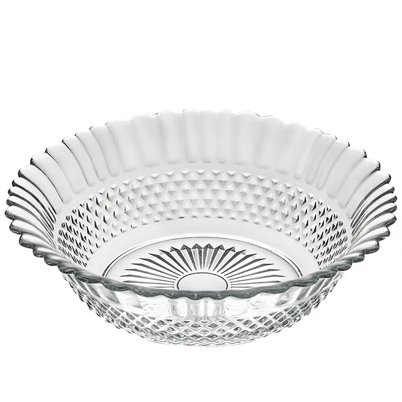 TIGELA SALADEIRA DE VIDRO REDONDA 1500ML 23CM DE Ø