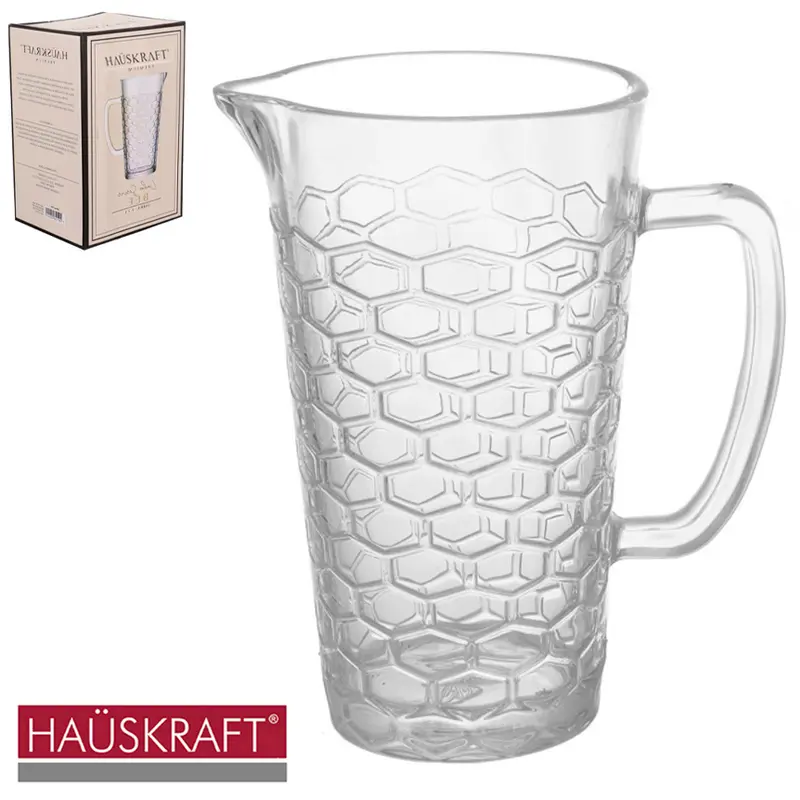 JARRA DE VIDRO ABELHA LINHA SERVIR BEE HAUSKRAFT PREMIUM 1,2L