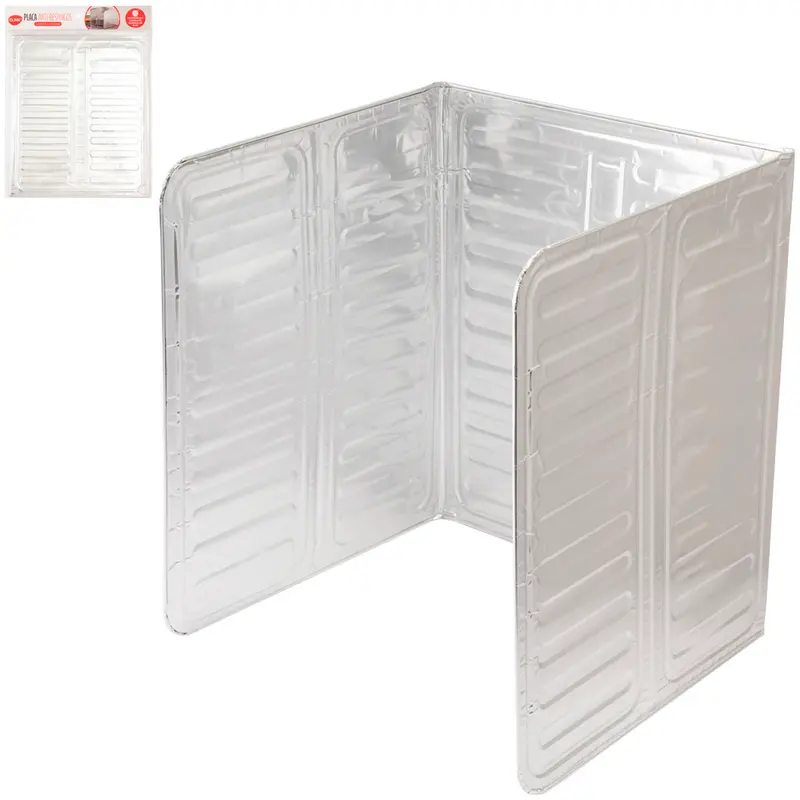 PLACA ANTI-RESPINGOS DEFLETOR DE OLEO DE COZINHA DE ALUMINIO 83,5X32,5CM