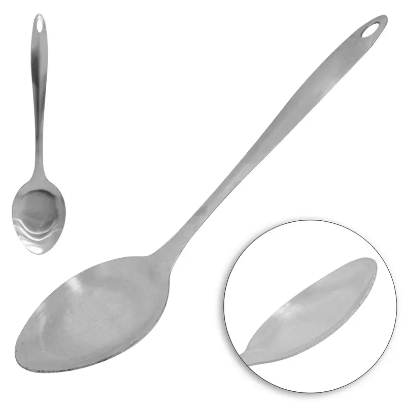 COLHER DE ARROZ DE INOX 32X7,5CM