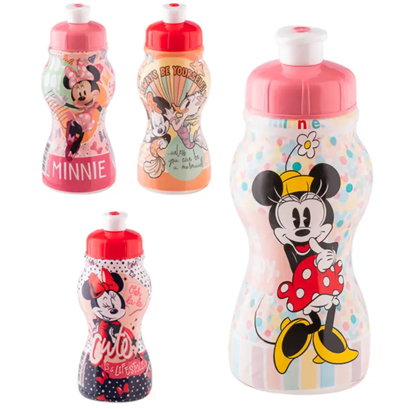 GARRAFA / SQUEEZE SLEEVE DE PLASTICO PP MINNIE 250ML