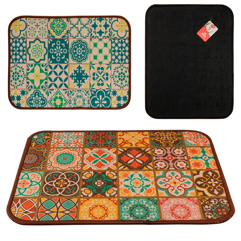 TOALHA LUGAR AMERICANO DE LINHO EMBORRACHADO RETANGULAR 37,5X28,7CM