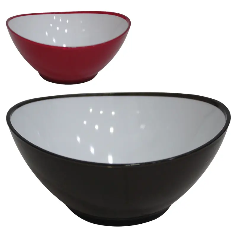 TIGELA SALADEIRA DE ACRILICO REDONDA 9X19CM DE Ø