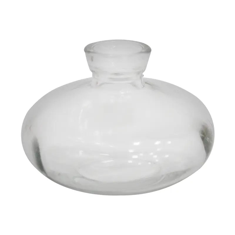 VASO DE VIDRO REDONDO 6X8,8CM DE Ø
