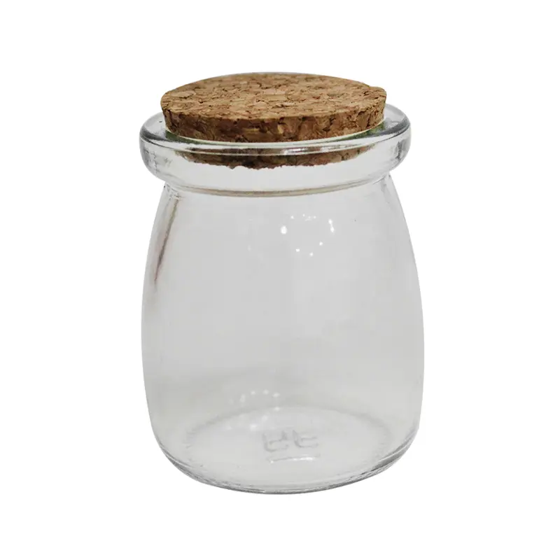 FRASCO DECORATIVO DE VIDRO COM TAMPA CORTICA 100ML