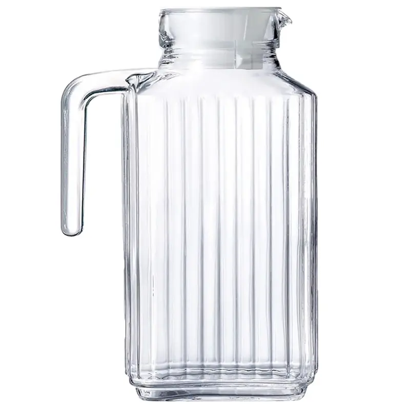 JARRA DE VIDRO COM TAMPA DE PLASTICO RIVIERA 1550ML