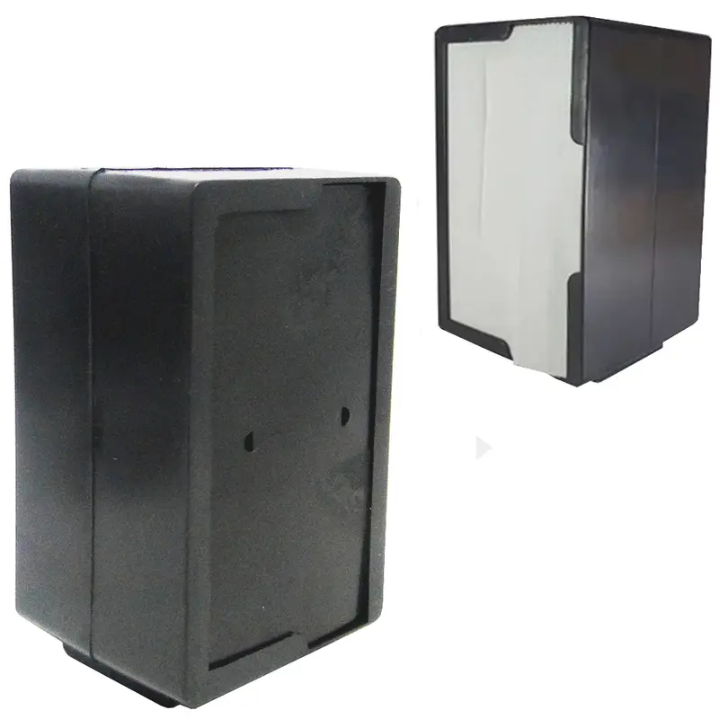 PORTA GUARDANAPO DE MESA TV VERTICAL DE PLASTICO PRETO