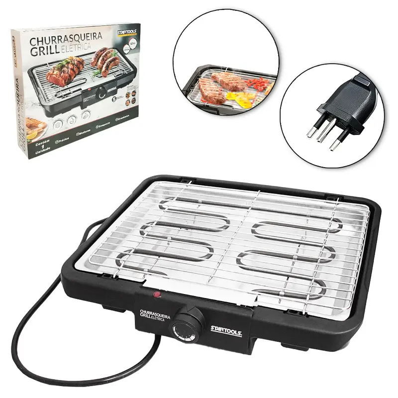 CHURRASQUEIRA GRILL ELETRICA 127V 2000W