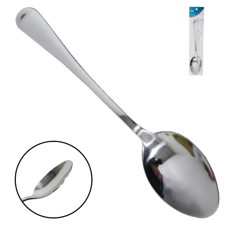 COLHER DE MESA DE INOX BRASILIA CASA ONZE 19,5CM NA SOLAPA