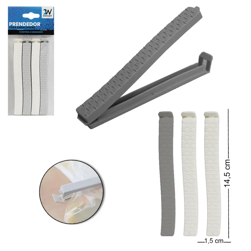 LACRA VEDA EMBALAGEM DE PLASTICO RATTAN MULTIUSO COLORS COM 4 PECAS 14,5X1,5CM