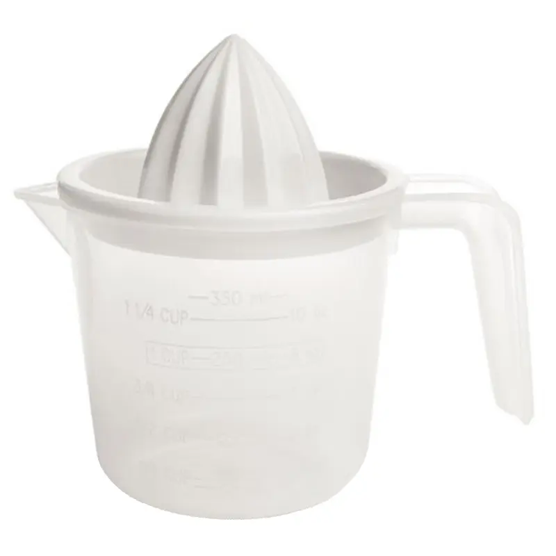 JARRA DE MEDIDA / DOSADOR GRADUADO DE PLASTICO 350ML + ESPREMEDOR DE FRUTAS