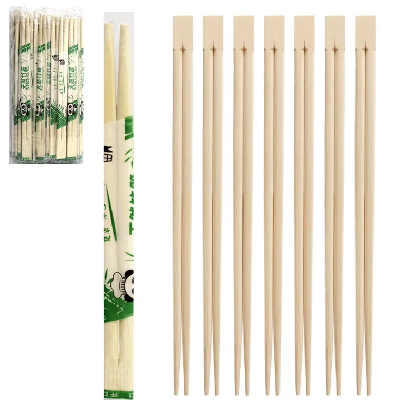 JOGO DE HASHI / PALITO DE BAMBU COM 50 PARES 19,8CM