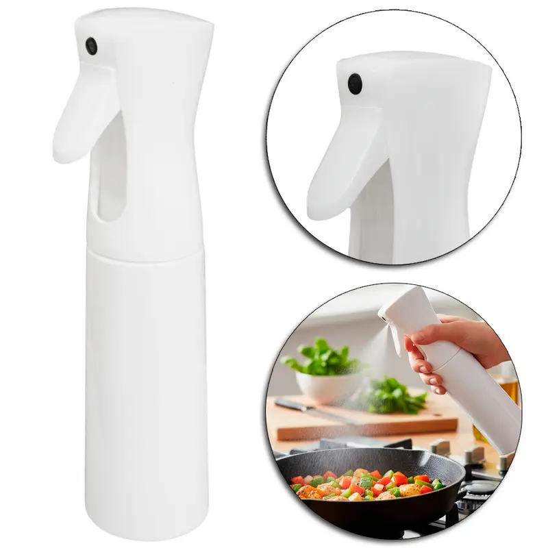 AZEITEIRO / VINAGREIRO SPRAY DE PLASTICO BRANCO 300ML