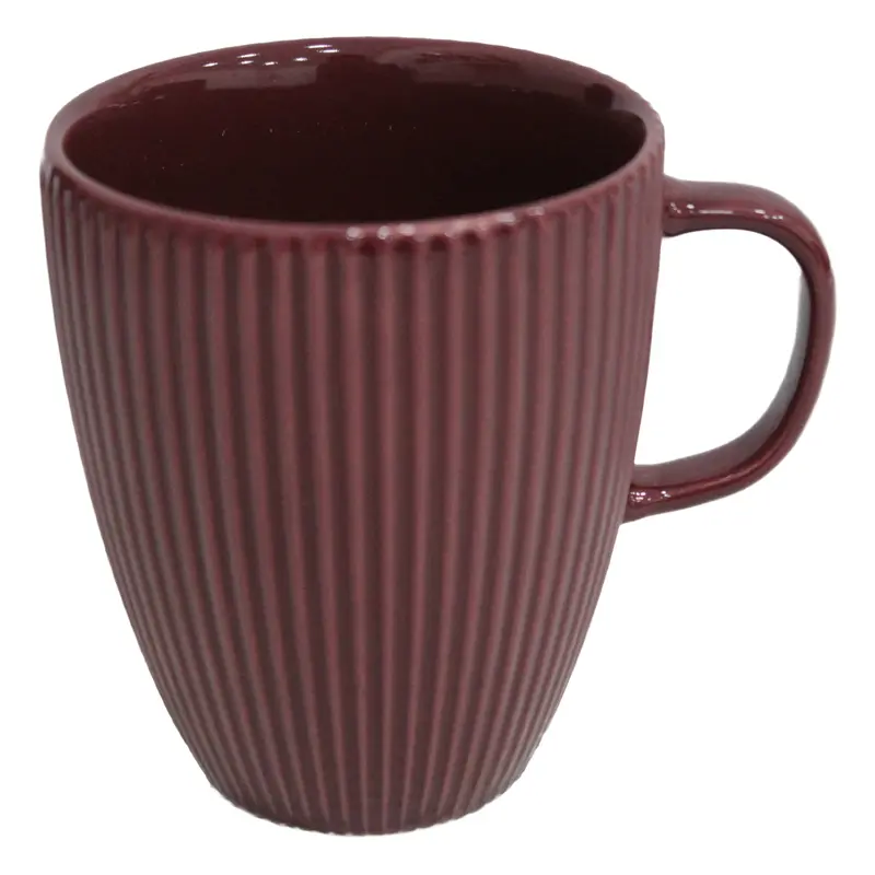 CANECA XICARA DE PORCELANA LUME VINHO SOLAR 230ML