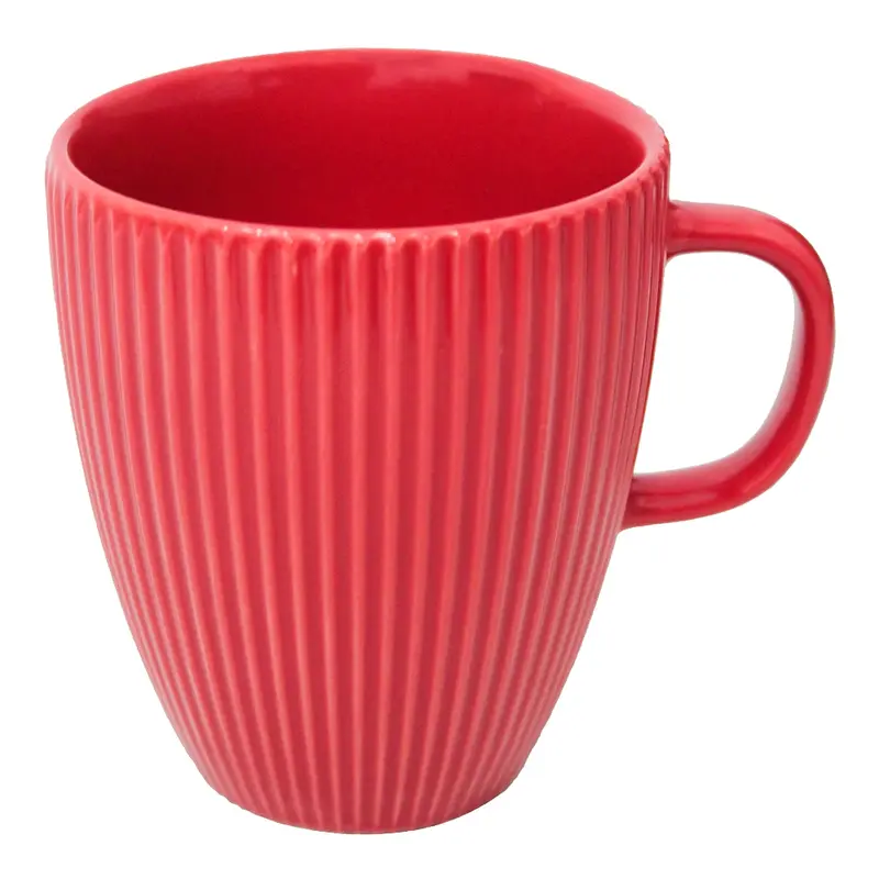CANECA XICARA DE PORCELANA LUME VERMELHA 230ML