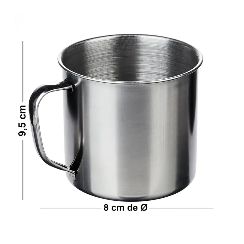 CANECA DE INOX 300ML