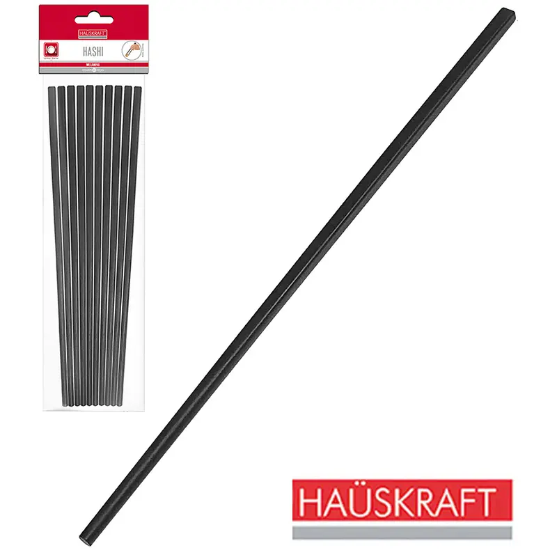 JOGO DE HASHI / PALITO DE MELAMINA HAUSKRAFT COM 10 PECAS 24CM NA SOLAPA