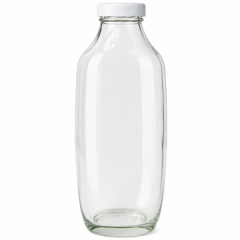 GARRAFA DE AGUA DE VIDRO COM TAMPA DE METAL NEX COOK 500ML