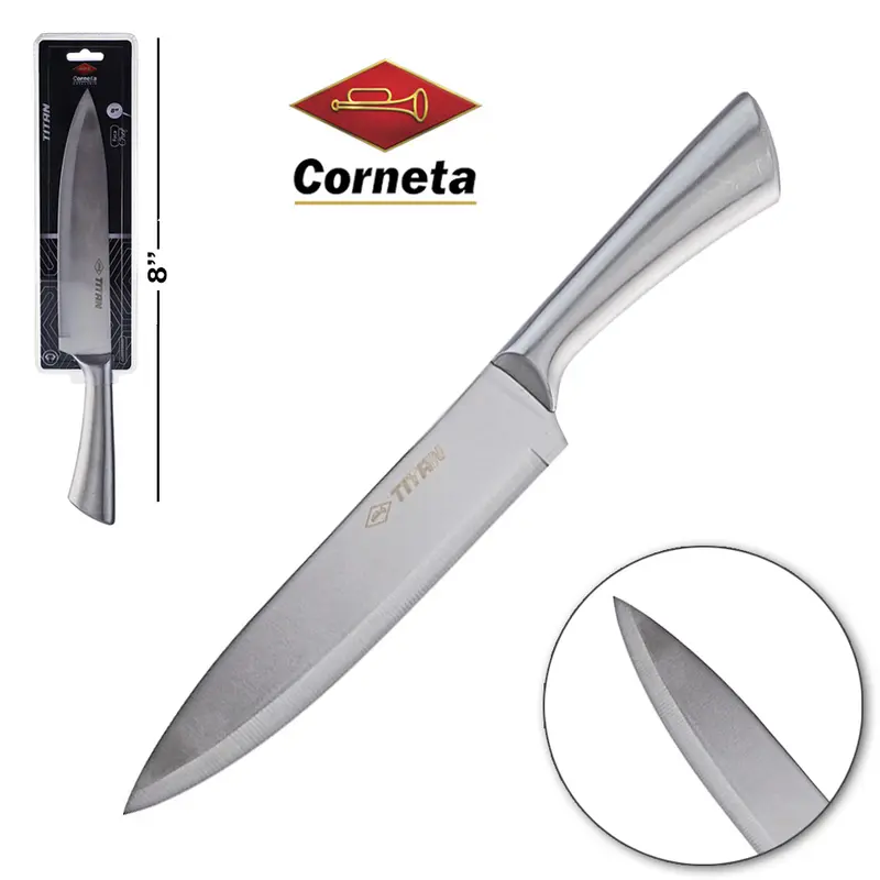 FACA DE CARNE / PEIXEIRA DE INOX 8'' CHEF TITAN TD