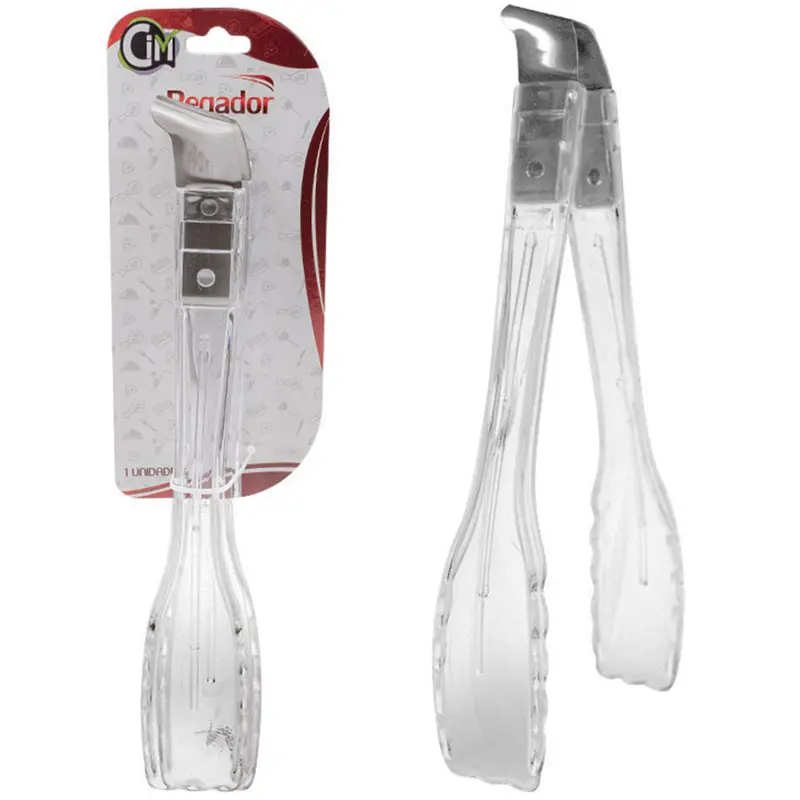 PEGADOR DE ACRILICO MULTIUSO CABO DE INOX 25X4CM NA CARTELA