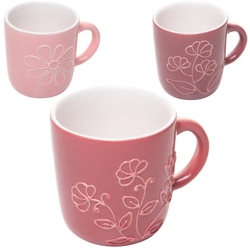 CANECA DE PORCELANA FLOWERS 170ML