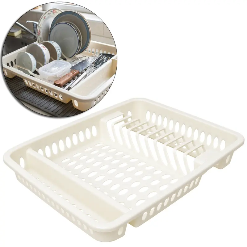 ESCORREDOR SECADOR DE PRATOS DE PLASTICO 37X29X6CM