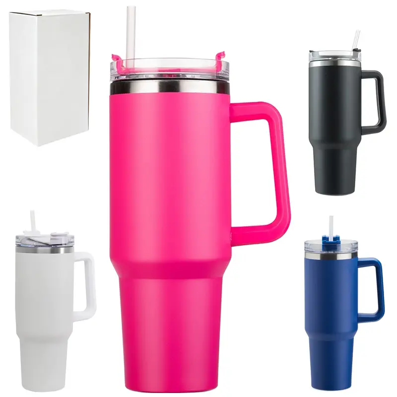 CANECA GARRAFA TERMICA DE INOX COM PAREDE DUPLA + CANUDO E TAMPA ACRILICO 1,2L