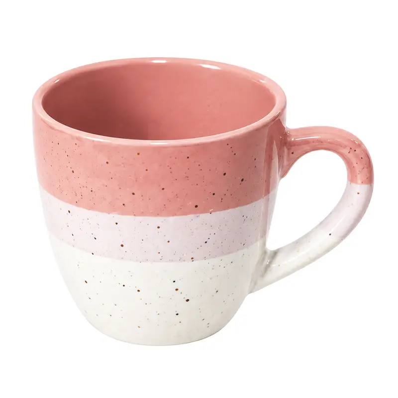 CANECA DE PORCELANA OMBRE ROSA WOLFF 85ML