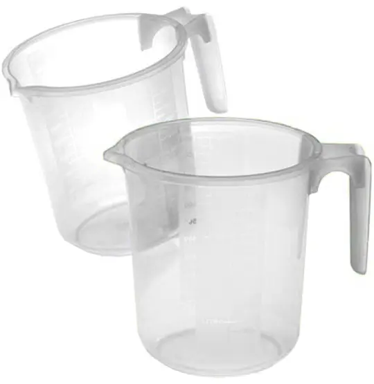 JARRA DE MEDIDA / DOSADOR GRADUADO DE PLASTICO 1L