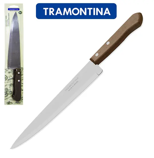 FACA DE CARNE / PEIXEIRA DE INOX 6'' CABO MADEIRA DYNAMIC