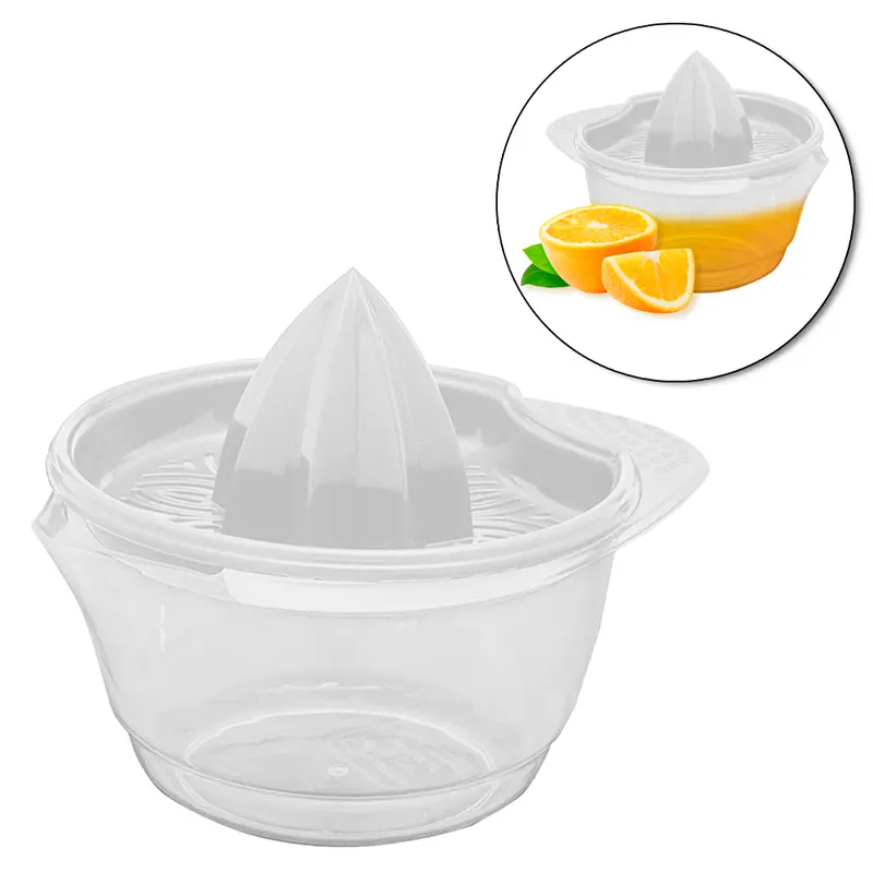 JARRA DE PLASTICO COM ESPREMEDOR DE FRUTAS COLORS 500ML