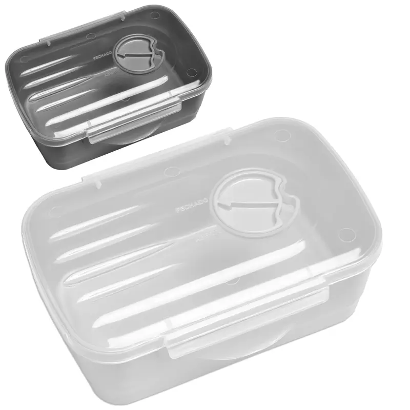 MARMITA DE PLASTICO RETANGULAR COM TAMPA E TRAVA LATERAL COLORS