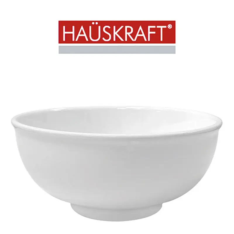 TIGELA CUMBUCA DE PORCELANA BOWL BRANCO HAUSKRAFT 950ML 18CM DE Ø